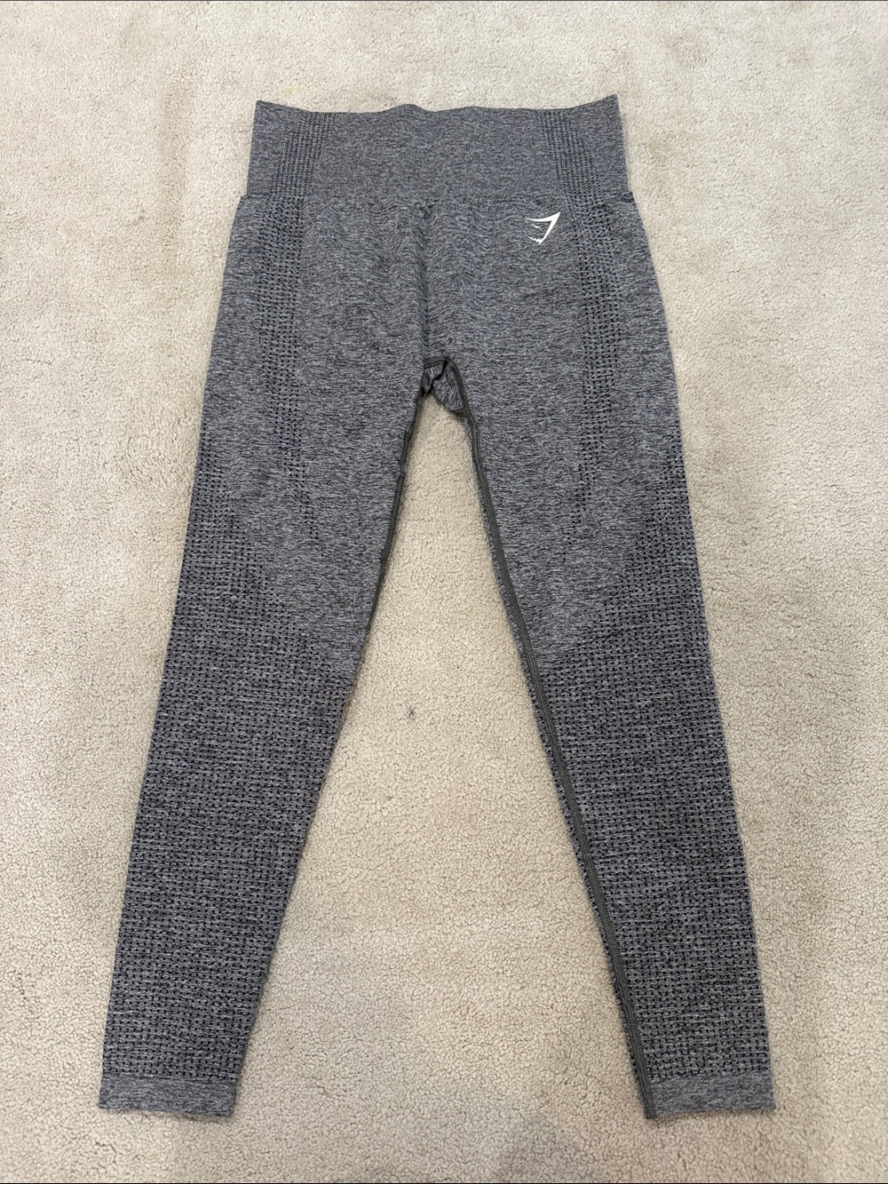 Gymshark Women’s Gray Seamless Textured Leggings